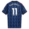 Camisolas Arsenal Martinelli 11 2º Equipamento Alternativa 2025-26 Manga Curta